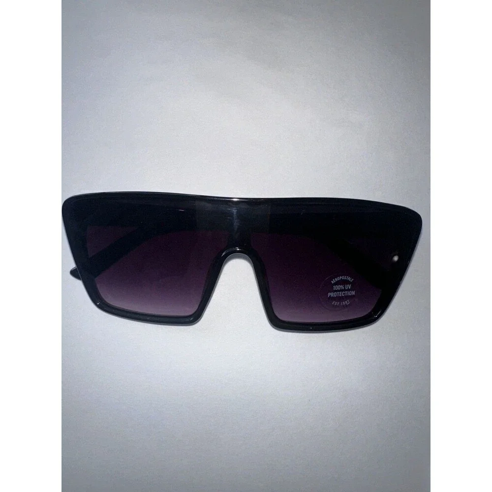 Fashion Women Men Sunglasses Oversized XL Large Square Rimless Brown Lens NEW
